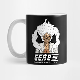 luffy gear5 skull artwork Mug